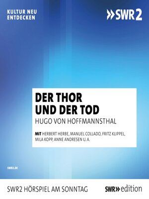 cover image of Der Thor und der Tod